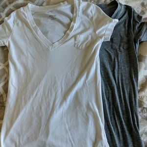 2 V-necks for $7